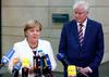Angela Merkel in Horst Seehofer
