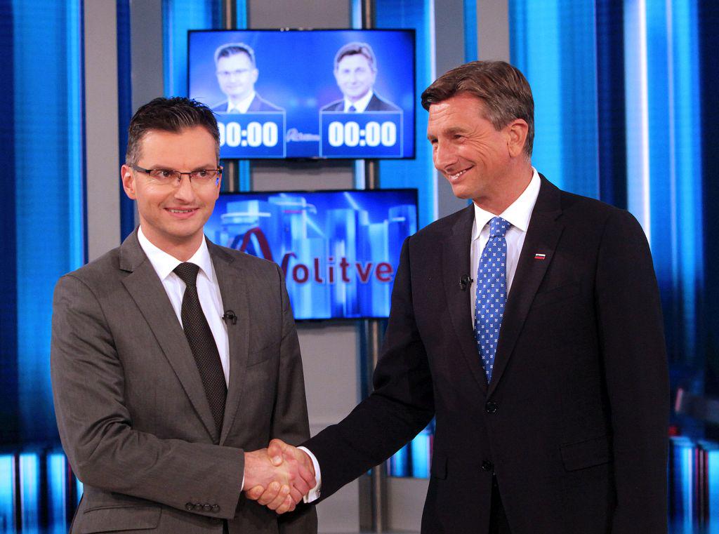Marjan Šarec in Borut Pahor