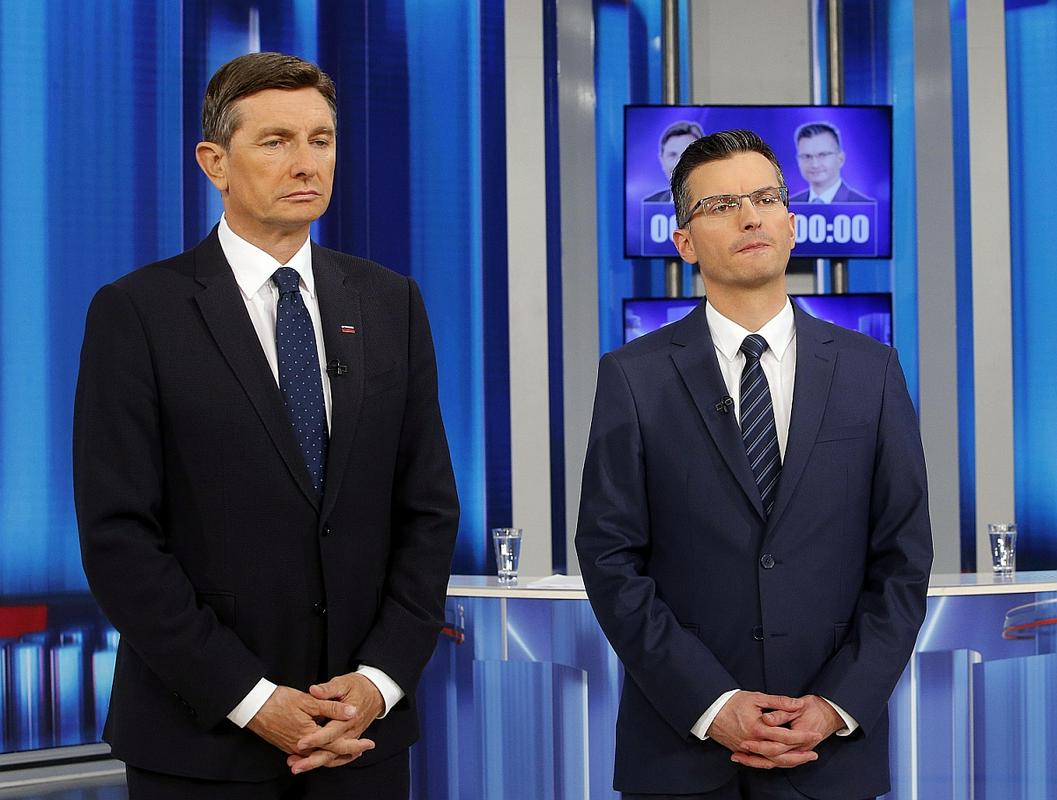 Borut Pahor in Marjan Šarec