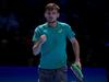 David Goffin je prvi Belgijec v polfinalu zaključnega mastersa. V soboto ga čaka dvoboj z Rogerjem Federerjem. Foto: Reuters