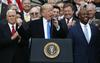 Trump je novinarjem v Beli hiši dejal, da bodo prejemnicam ameriške pomoči to ukinili, če bodo glasovale v podporo resoluciji glede statusa Jeruzalema. Foto: Reuters
