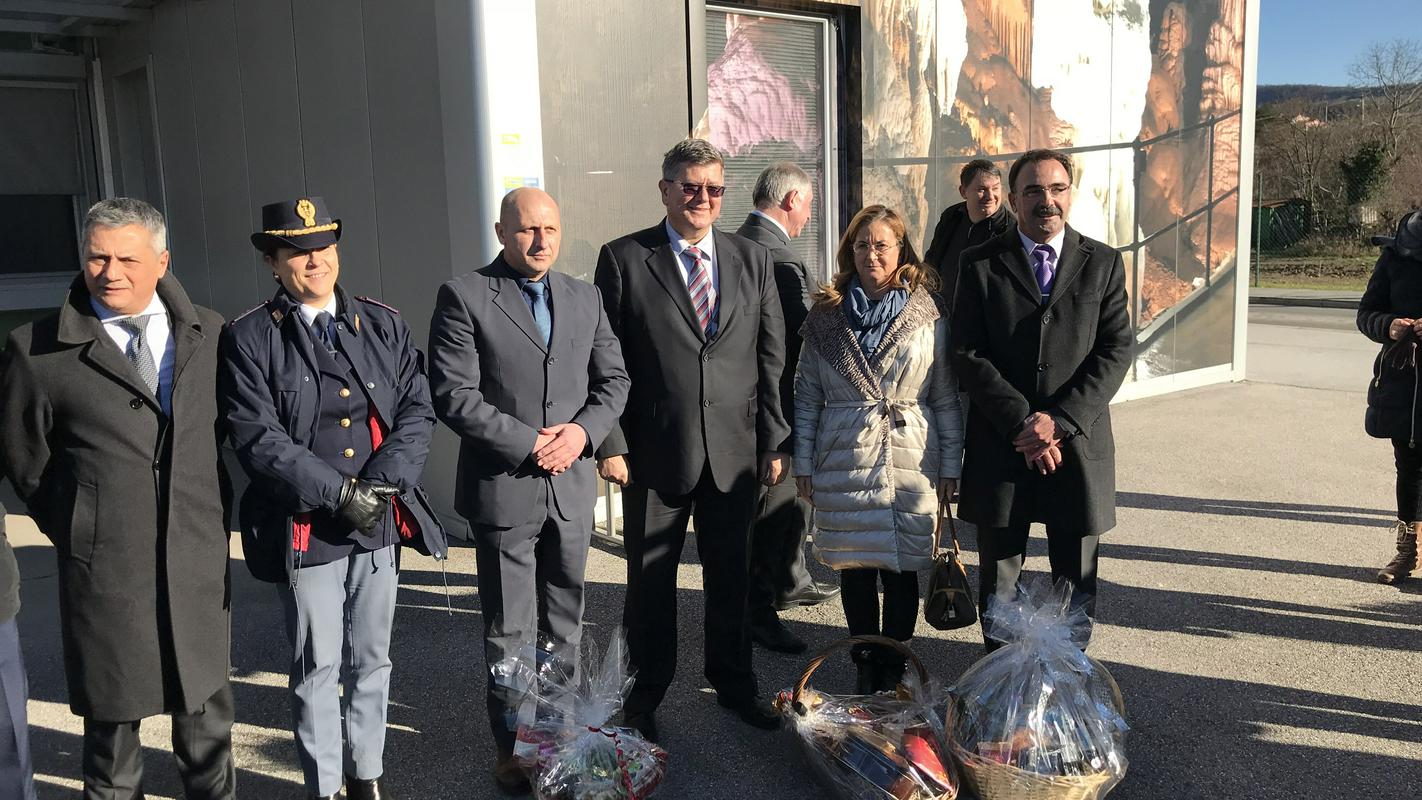 Predstavniki policijskih uprav iz Kopra, Pulja in Reke ter tržaške kvesture.