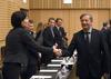 Erjavec je na posvetu z vodji slovenskih diplomatskih in konzularnih predstavništev na Brdu pri Kranju poudaril, da Hrvaška ne bo postala članica schengenskega območja in Organizacije za gospodarsko sodelovanje in razvoj (OECD), dokler ne bo uresničila arbitražne razsodbe o meji. Foto: BoBo