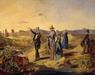Italija je bila za evropske umetnike 19. stoletja ena najpriljubljenejših destinacij. Carl Spitzweg je leta 1835 takole naslikal Angleže v Kampanji. Foto: Staatliche Museen zu Berlin, Nationalgalerie / Jörg P. Anders