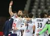 Luka Karabatic (sedem zadetkov) je bil najboljši igralec ob zmagi Francije nad Srbijo. Foto: Reuters
