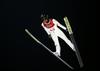 Slovenski skakalci na srednji olimpijski napravi, na kateri Peter Prevc brani srebro, za zdaj niso konkurenčni za vrh. Foto: Reuters