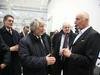 Italijanski minister za delo Giuliano Poletti v pogovoru z direktorjem Pipistrela Ivom Boscarolom.