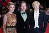 Greta Gerwig, Wes Anderson in Tilda Swinton