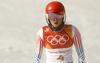 Mikaela Shiffrin je na slalomu imela številko 4 in ostaja pri 4 slalomskih zlatih medaljah na velikih tekmovanjih. Foto: Reuters