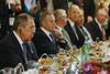 Konference se udeležujejo visoki predstavniki številnih držav. Na sliki ruski zunanji minister Sergej Lavrov. Foto: Reuters