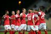 Aluminij se je lani obdržal v Prvi ligi, hkrati pa je s prebojem v finale Pokala Slovenije prišel do največjega klubskega uspeha. Foto: www.alesfevzer.com
