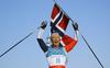 Norveška šampionka Marit Björgen je s štartno številko 8 prišla do osmega olimpijskega zlata. Foto: Reuters