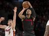 Portland je proti Miamiju dosegel deseto zaporedno zmago. V tem zmagovitem nizu, v katerem so Trailblazersi tudi dvakrat premagali aktualne prvake Golden State, je Damian Lillard (na fotografiji) dosegel po 33 točk na tekmo. Foto: Reuters