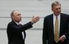 Vladimir Putin in Dimitrij Peskov