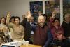 Stranka ima soglasno izvoljeno predsednico Valentino Flander in predsednika Gregorja Kosa. Foto: Za dobro družbo/Vasja Kos