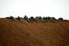 Izraelska vojska ob Gazi. Izraelske sile so ubile 17 Palestincev, več kot 1.400 so jih ranile. Foto: Reuters