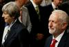 Theresa May in Jeremy Corbyn