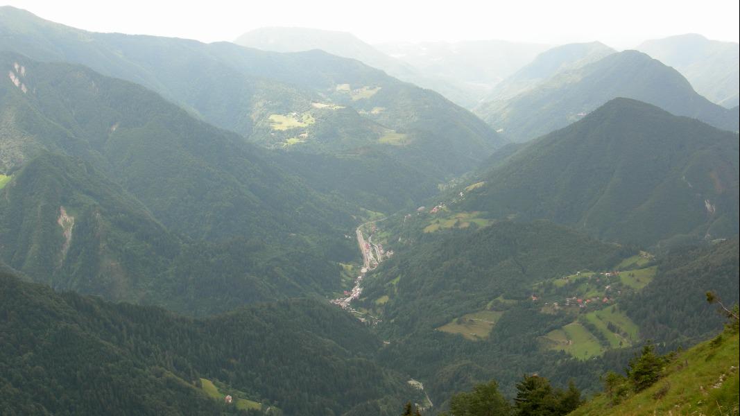 Baška grapa in Podbrdo.