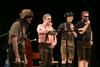 Četverica izjemnih igralcev in pevcev je navdušila: Matija Rozman, Bojan Emeršič, Klemen Slakonja in Jurij Zrnec aka D Drams. Foto: Katja Kodba/SNG Drama Ljubljana