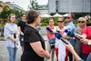 Civilnodružbena Koalicija brez strahu v četrtek, tri dni pred državnozborskimi volitvami, organizira demonstracije proti politiki sovraštva v središču Ljubljane. Foto: BoBo