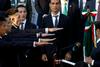 Mehiške nogometaše je pred odhodom v Rusijo sprejel predsednik države Enrique Pena Nieto. Foto: Reuters
