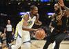 Kevin Durant je najresnejši kandidat za najkoristnejšega igralca finala. MVP je bil že lani, ko so Bojevniki ugnali Cleveland s 4:1 v zmagah. Foto: Reuters