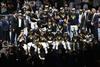Finale med Golden Statom in Clevelandom je bil na sporedu četrtič zapored. Bojevniki so tokrat ekspresno osvojili naslov. Foto: Reuters