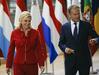 Kolinda Grabar Kitarović je izrazila mnenja, da se morajo dvostranske težave reševati s čim manj zunanjega vmešavanja. Foto: EPA