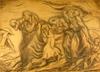 Fran Tratnik, Begunci III, grafit, lesonit, 120,5 x 169,5 cm, inv. št. RI 230.