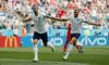 Harry Kane je na lestvici strelcev prehitel Cristiana Ronalda in Romeluja Lukakuja in je s petimi goli prvi strelec SP-ja v Rusiji. Foto: Reuters