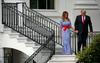 Melania in Donald Trump sta v Beli hiši na dan ameriške neodvisnosti gostila tradicionalni piknik za vojaške družine. Foto: Reuters