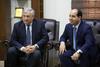 Predsednik Evropskega parlamenta Antonio Tajani (levo) med srečanjem s podpredsednikom libijske vlade Ahmedom Maiteegom. Foto: EPA
