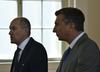 Predsednik republike Borut Pahor je predsednika SDS-a Janeza Janšo uradno seznanil, da ga je pripravljen predlagati za predsednika vlade. Foto: BoBo