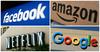 Delnice iz skupine FANG, kot se imenuje elitna druščina tehnoloških podjetij Facebook, Amazon, Netflix in Google (oziroma Alphabet), so od konca julija v povprečju izgubile 15 odstotkov. V zadnjem tednu so bile pod pritiskom predvsem Amazonove delnice: čeprav je četrtletni dobiček tega spletnega trgovca dosegel 2,9 milijarde dolarjev, so delnice v petek padle za skoraj osem odstotkov, tržna kapitalizacija podjetja pa zdaj znaša še dobrih 800 milijard dolarjev. Na začetku septembra je bilo podjetje na borzi za hip vredno že bilijon dolarjev. Foto: Reuters