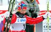 Vibeke Skofterud je decembra 2011 na Rogli zasedla tretje mesto na 10 km v klasični tehniki. Foto: EPA