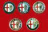 Logo znamke Alfa Romeo je eden tistih znakov, ki so skozi zgodovino v bistvu vedno ostali enaki. Foto: Alfa Romeo