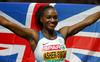 Dina Asher Smith je bila glavna zvezdnica prvenstva v Berlinu. Zanesljivo je zmagala na 100 in 200 metrov, v zadnji predaji štafete 4 x 100 m pa je švignila mimo vseh tekmic do tretjega zlata. Foto: Reuters