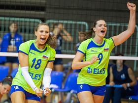 Slovenian women's volleyball team will face Poland at first European Championship match