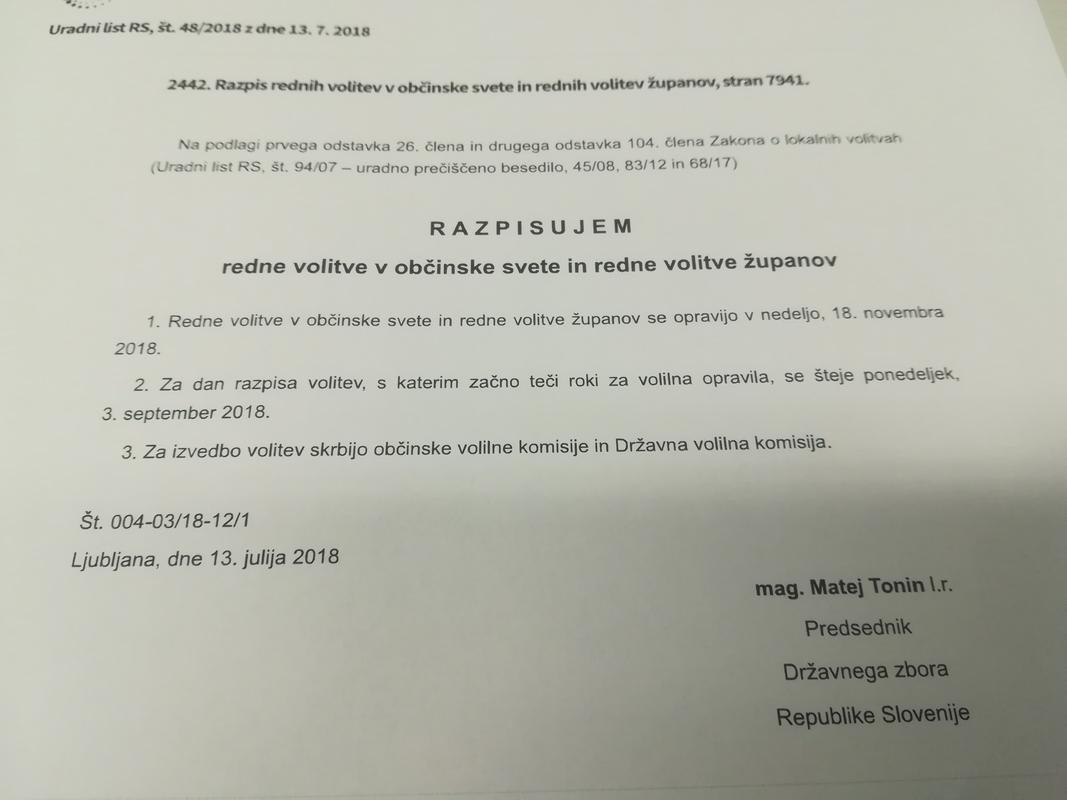 Volitve za župane 2018