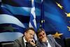 Dijsselbloem z grškim finančnim ministrom Evklidesom Cakalotosom (Euclides Tsakalotos) septembra lani. Foto: Reuters