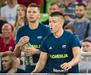 Blaž Mesiček in Matic Rebec sta na prvi tekmi proti Hrvaški tako kot večina slovenskih mladeničev pustila zelo dober vtis. Foto: www.alesfevzer.com