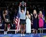 Naomi Osaka je odigrala dva sanjska tedna v New Yorku. Edini niz je izgubila proti Belorusinji Arini Sabalenki v osmini finala. Foto: Reuters