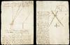 Codex Forster I delno datira iz časa, ki ga je Leonardo preživljal na milanskem dvoru in se osredotočal na hidravlično inženirstvo z risbami instrumentov za kopanje kanalov ter za premikanje in dvigovanje gladine vode. Vključuje pa tudi razpravo o geometriji in merjenju trdote snovi. Foto: Muzej Viktorija in Albert