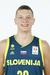 Na evropskem prvenstvu B-divizije mlajših članov je v povprečju dosegal 11,8 točke in 9 skokov na tekmo. Foto: www.alesfevzer.com
