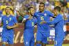 Na tekmi na FedEx Fieldu pri Washingtonu je blestel brazilski kapetan Neymar z golom in tremi podajami za gladkih 5:0 proti skromnemu Salvadorju. Foto: Reuters