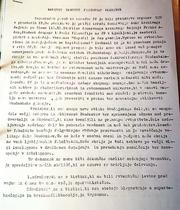Prva od petih strani ciklostiranega Manifesta zasedene Filozofske fakultete,