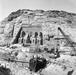 Dela na dveh masivnih kamnitih templjih v kraju Abu Simbel, med katerimi so morali prestaviti okrog 20 monumentalnih kipov, so začeli 1. aprila 1964, uradno pa so jih končali 22. septembra 1968. Foto: AP