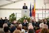 Premier Marjan Šarec je bil osrednji govornik na prireditvi ob mednarodnem dnevu miru na Cerju. Foto: Kabinet predsednika vlade (KPV)