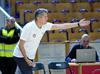 Zoran Martić v ponedeljek zvečer ni imel zares razpoloženega varovanca. Še največ sta na trenutke pokazala Jan Špan in Aleksandar Lazić. Foto: BoBo/Srdjan Živulović