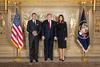 Slovenskemu predsedniku se zdi prijetno, da je prva dama ZDA Slovenka. Foto: Official White House Photo